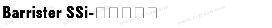 Barrister SSi字体转换